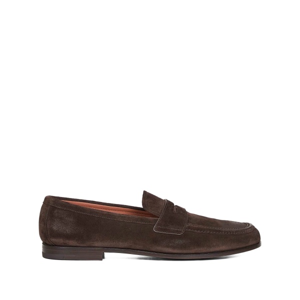 suede penny loafers