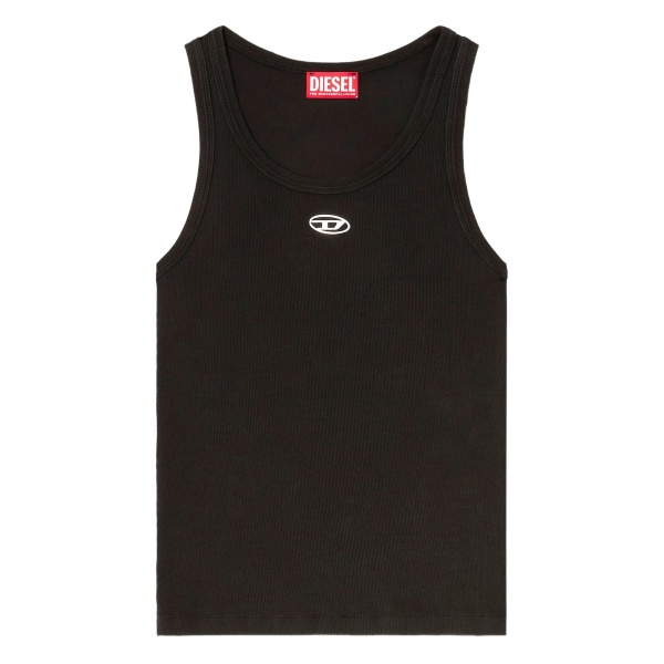 T-Anki logo-detail tank top