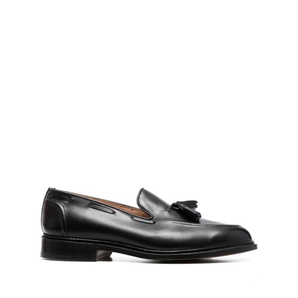 tassel-detail leather loafers