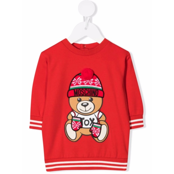 Teddy Bear sweatshirt dress