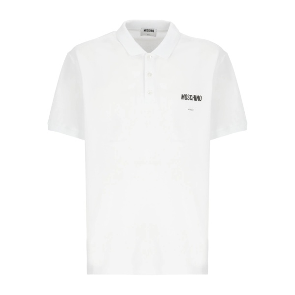 three-button logo polo shirt