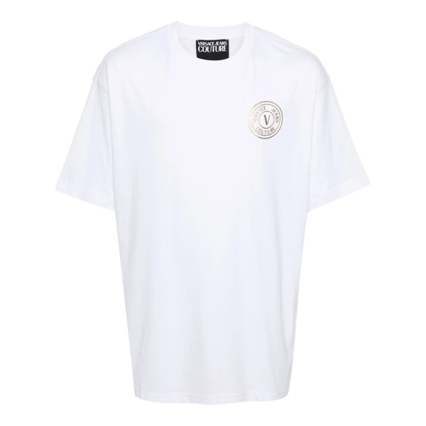 V-Emblem cotton T-shirt