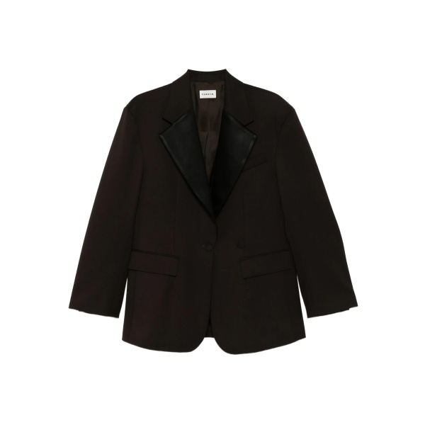 wide-lapel blazer