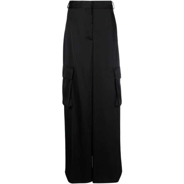 wide-leg cargo trousers