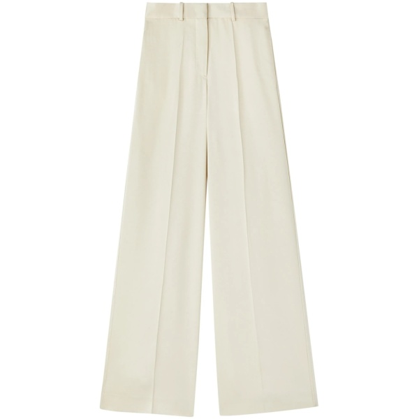 wide-leg tailored trousers