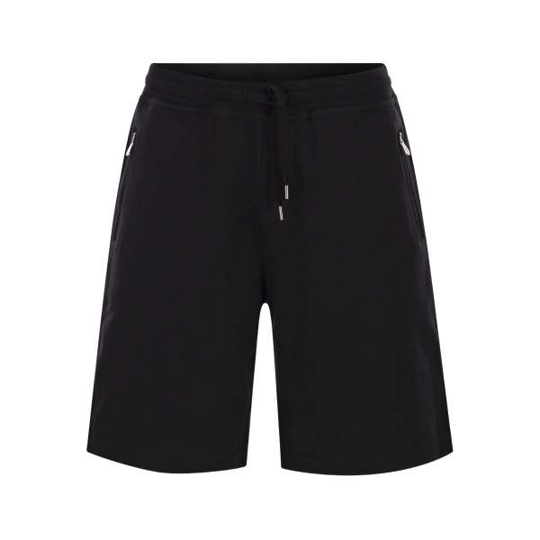 zip-pocket drawstring shorts