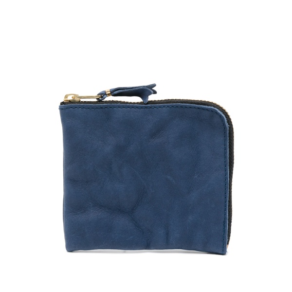 zipped leather wallet
