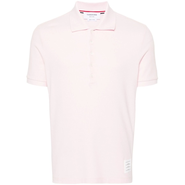 4-Bar cotton polo shirt