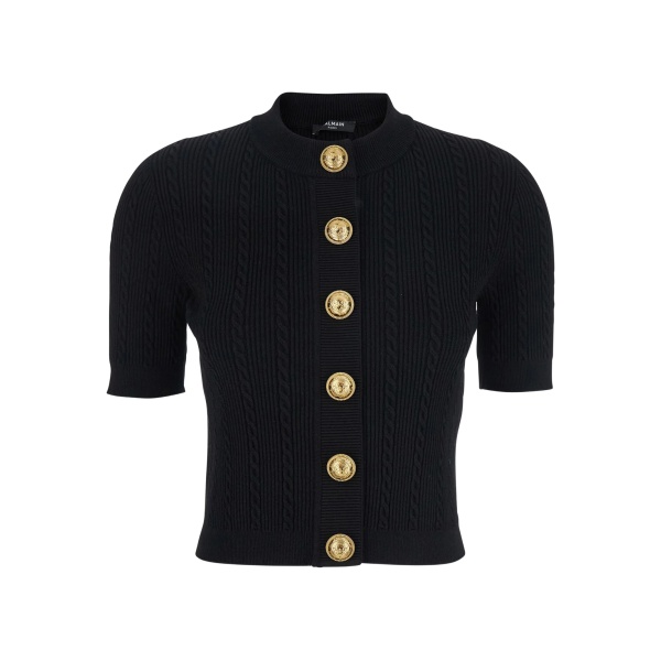 4-pocket knitted cardigan