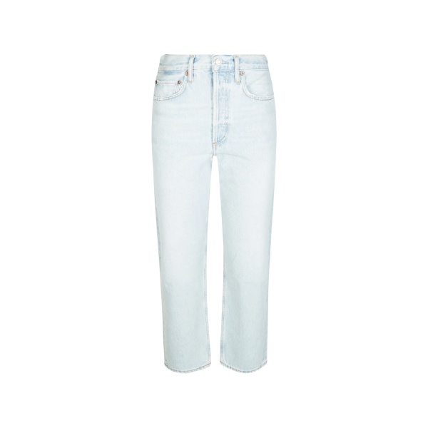 90'S Crop straight-leg jeans