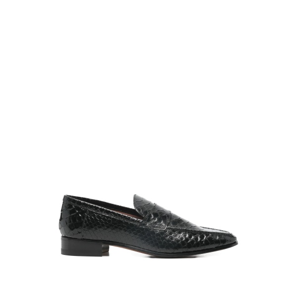Alain reptile-effect loafers