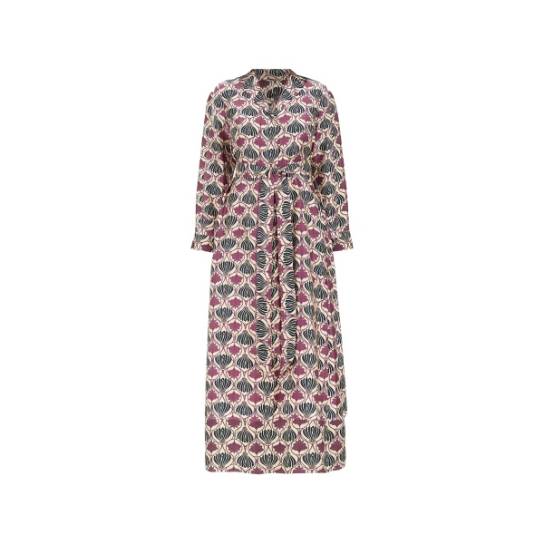 Albert floral-print V-neck dress