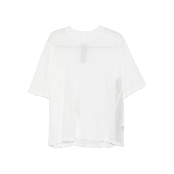asymmetrical-hem organic cotton top