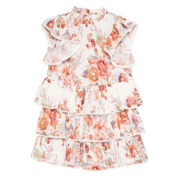 Awaken ruffled tiered dress
