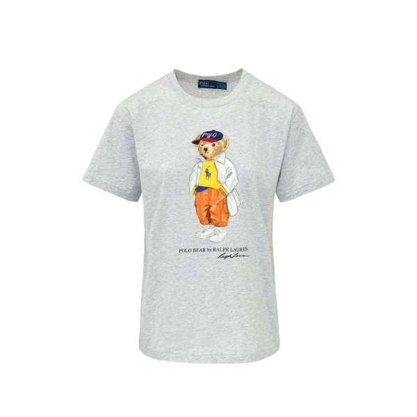 bear-motif T-shirt