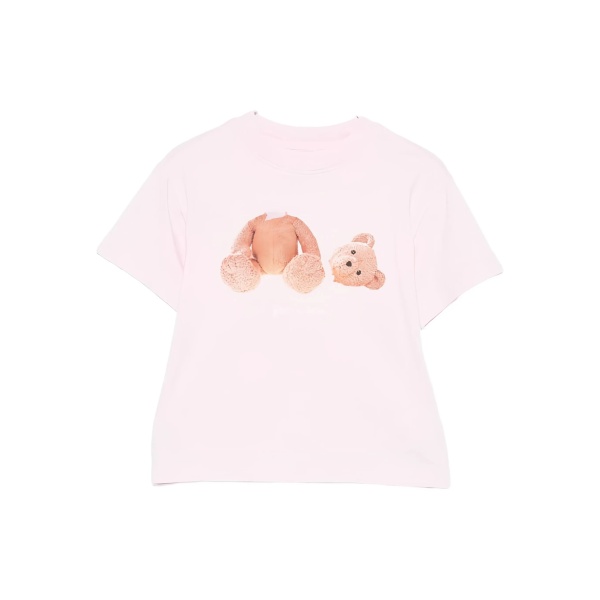 bear-print T-shirt