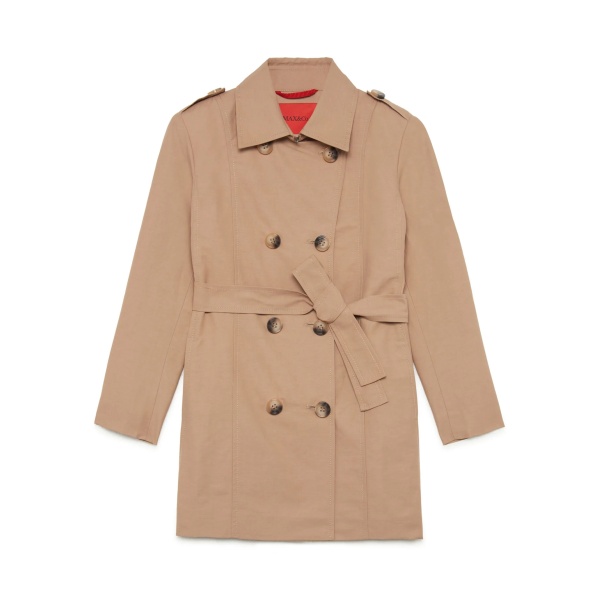 belted double-breasted coat