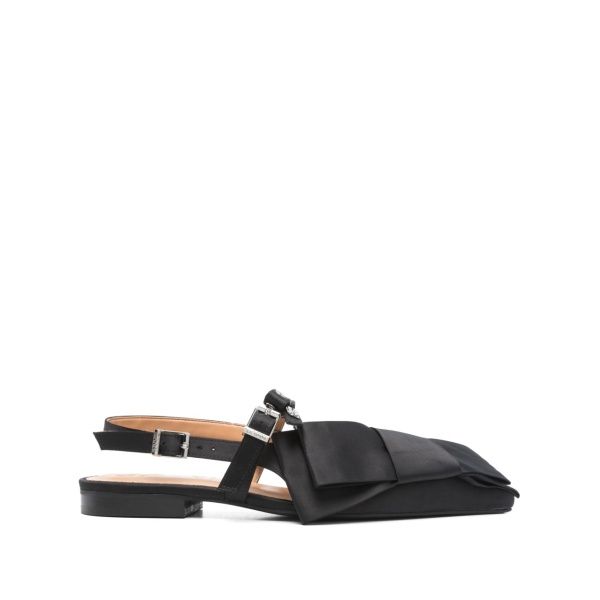 Big Bow slingback ballerinas