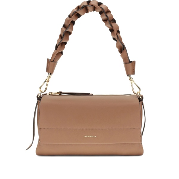 Boheme braided-handle calf-leather shoulder bag