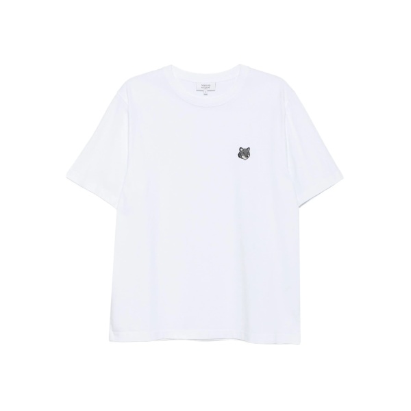 bold fox head patch T-shirt