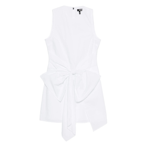 bow-detail mini dress