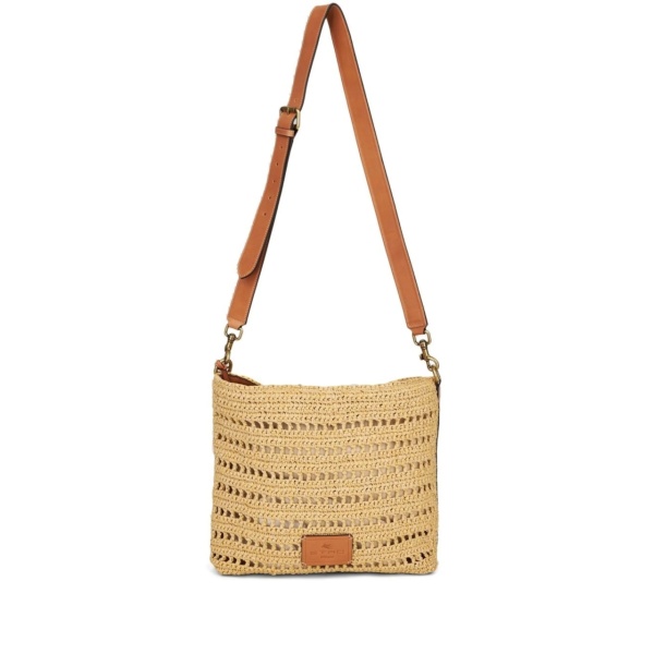 braided-detail crossbody bag