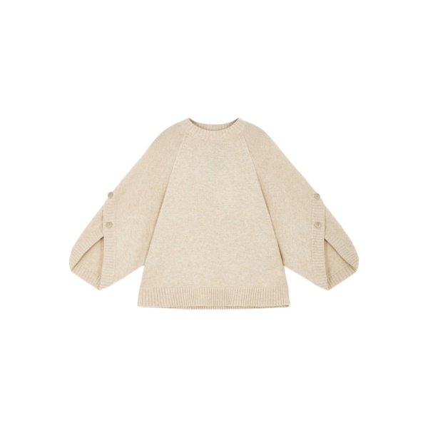 button-detail sweater