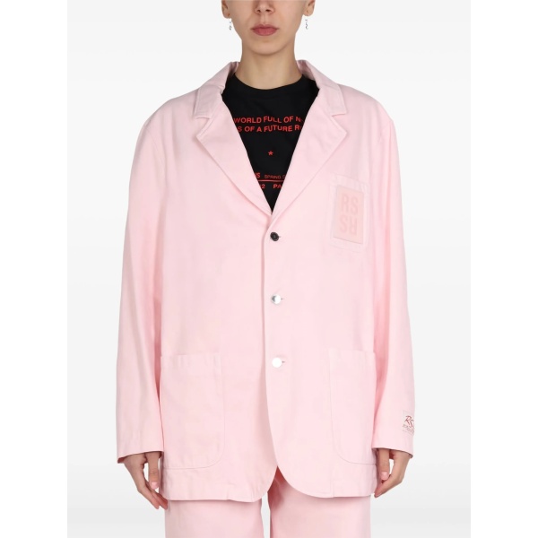 button-fastening blazer