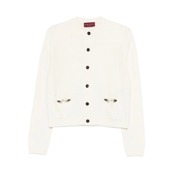 button pocket cardigan