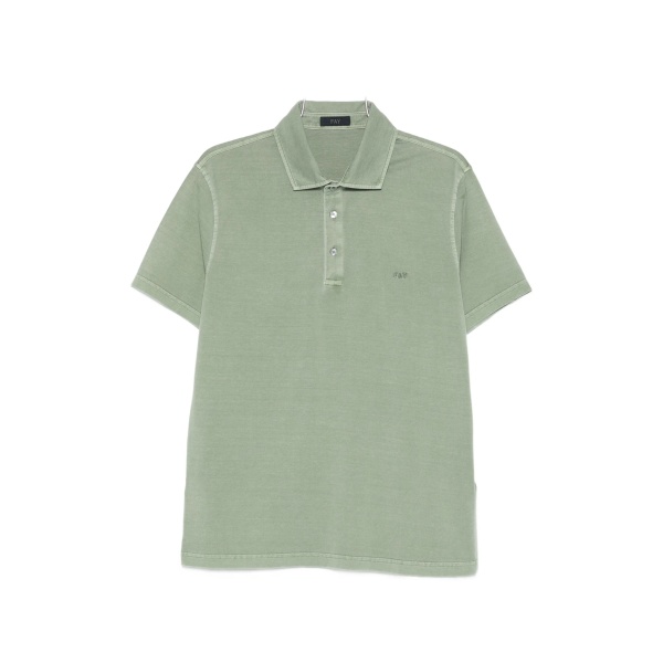 buttoned short-sleeve polo shirt