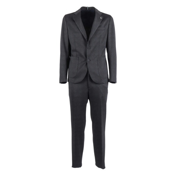 buttoned suit