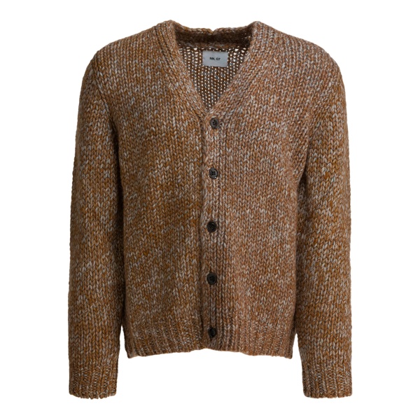 buttoned wool cardigan