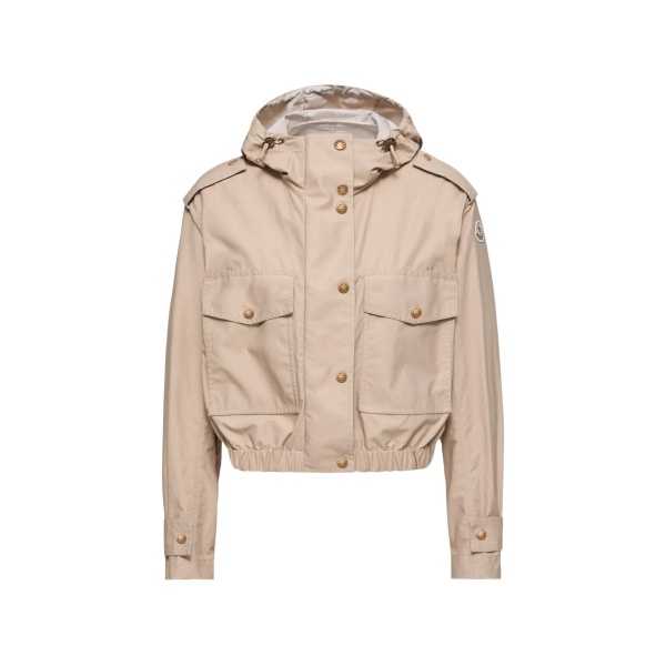 Carex button-fastening flap-pocket jacket