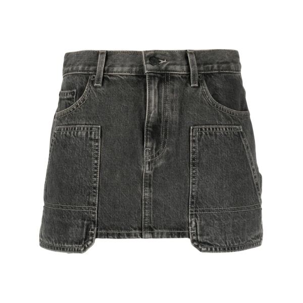 carpenter denim miniskirt