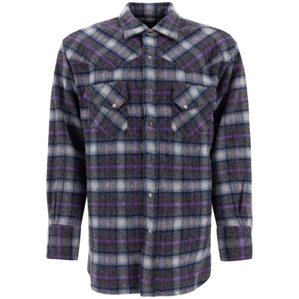 checked Western shirt