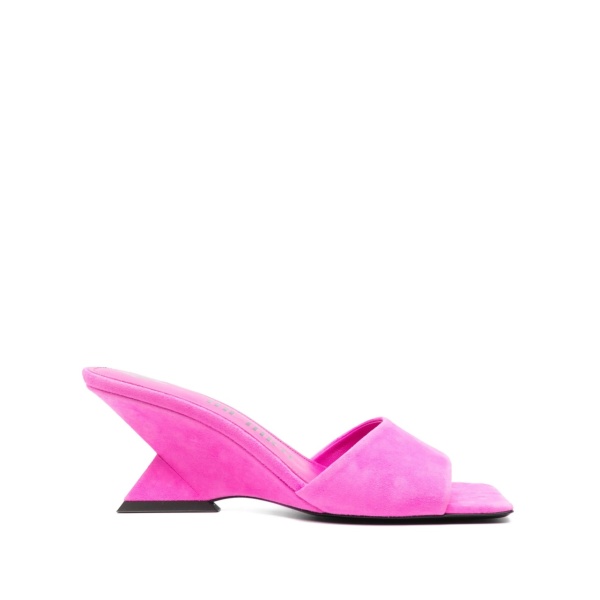 Cheope 75mm suede mules