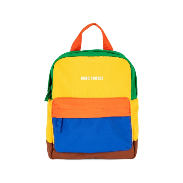colour-block backpack