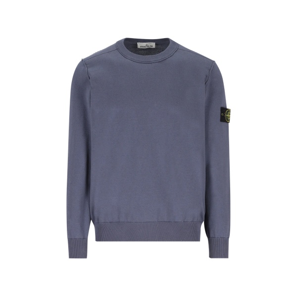 Compass-patch crew-neck sweatshirt