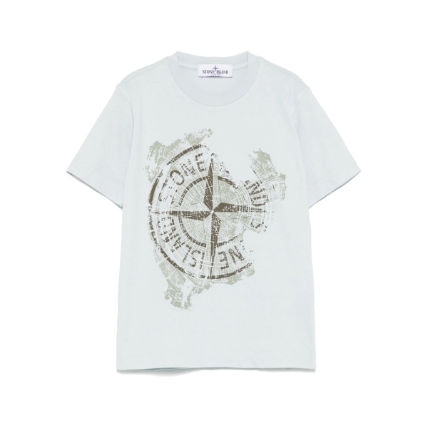 Compass-print T-shirt