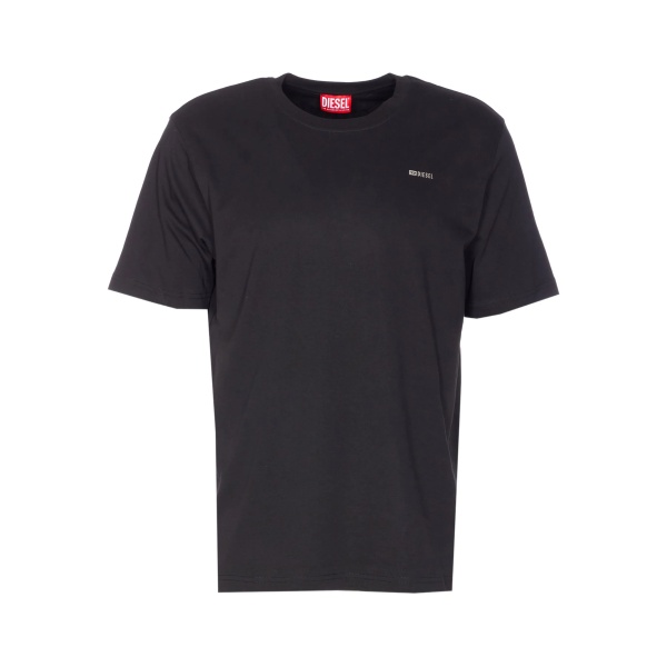 crew-neck logo-plaque T-shirt