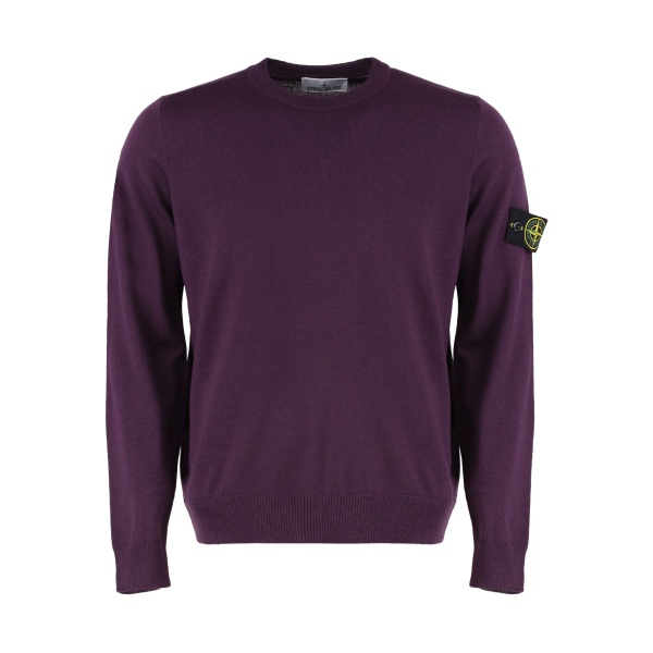 crew-neck virgin-wool sweater