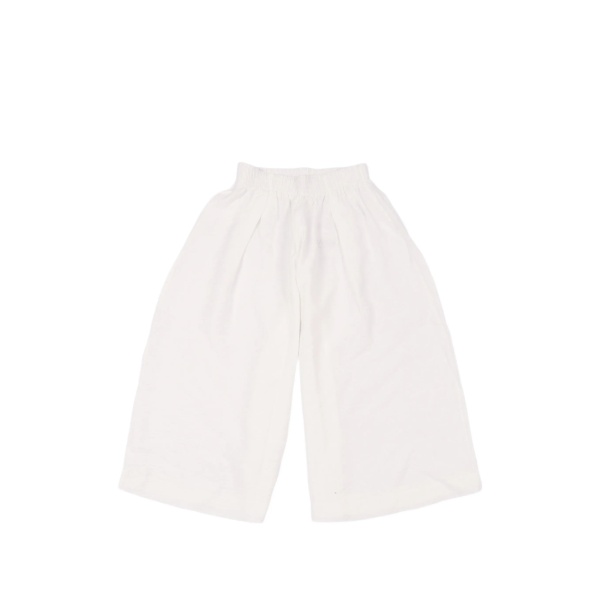 crop crêpe trousers