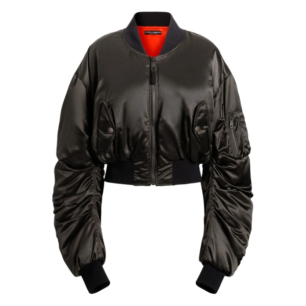 cropped bomber jacket