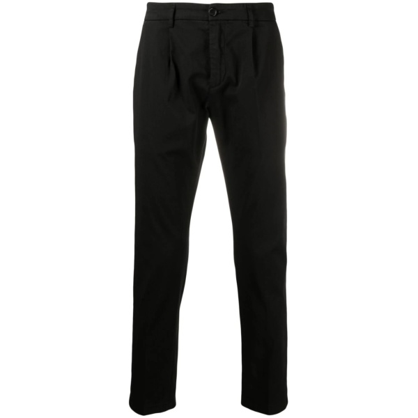 cropped straight-leg trousers