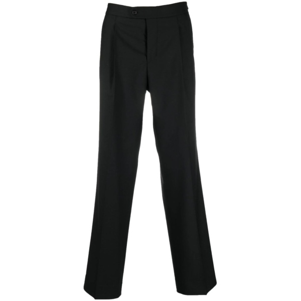 cropped straight-leg trousers