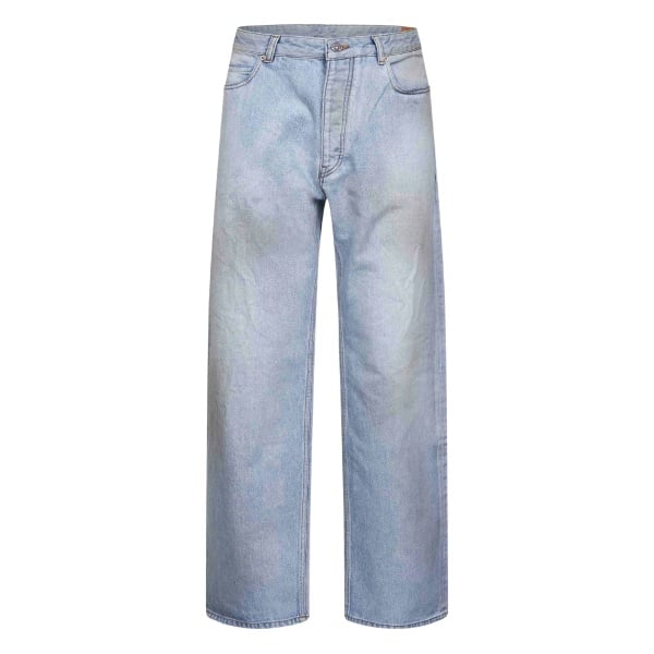distressed-detail jeans