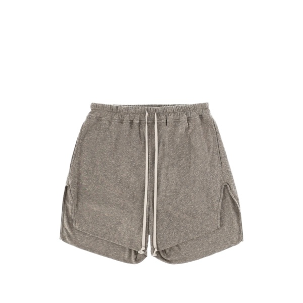 drawstring-fastening layered track shorts