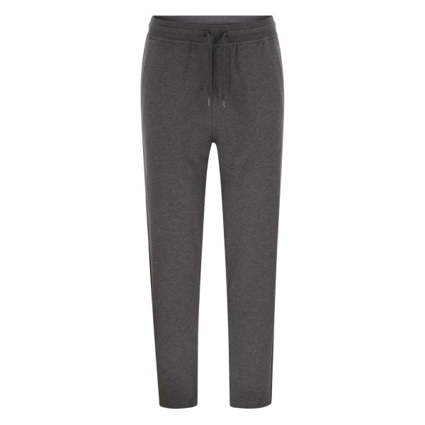 drawstring fleece track pants