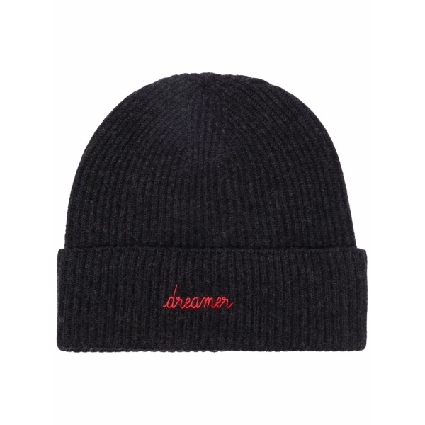 Dreamer embroidered ribbed-knit beanie