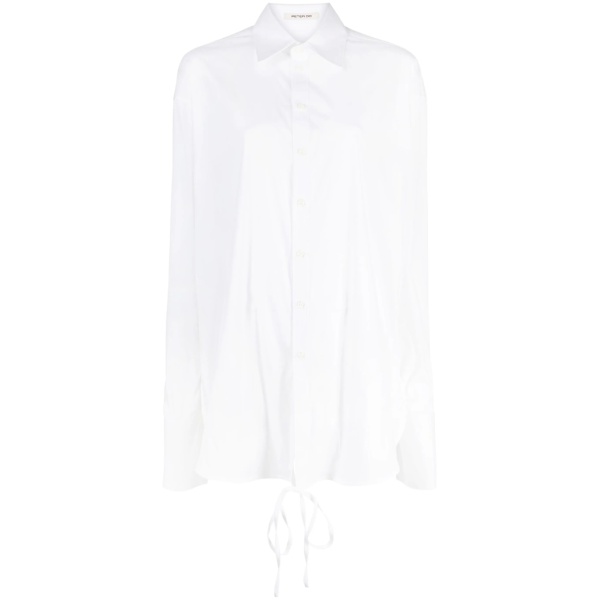 drop-shoulder long-sleeve shirt